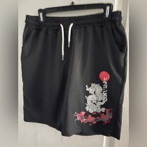 Black Japanese Shein Short